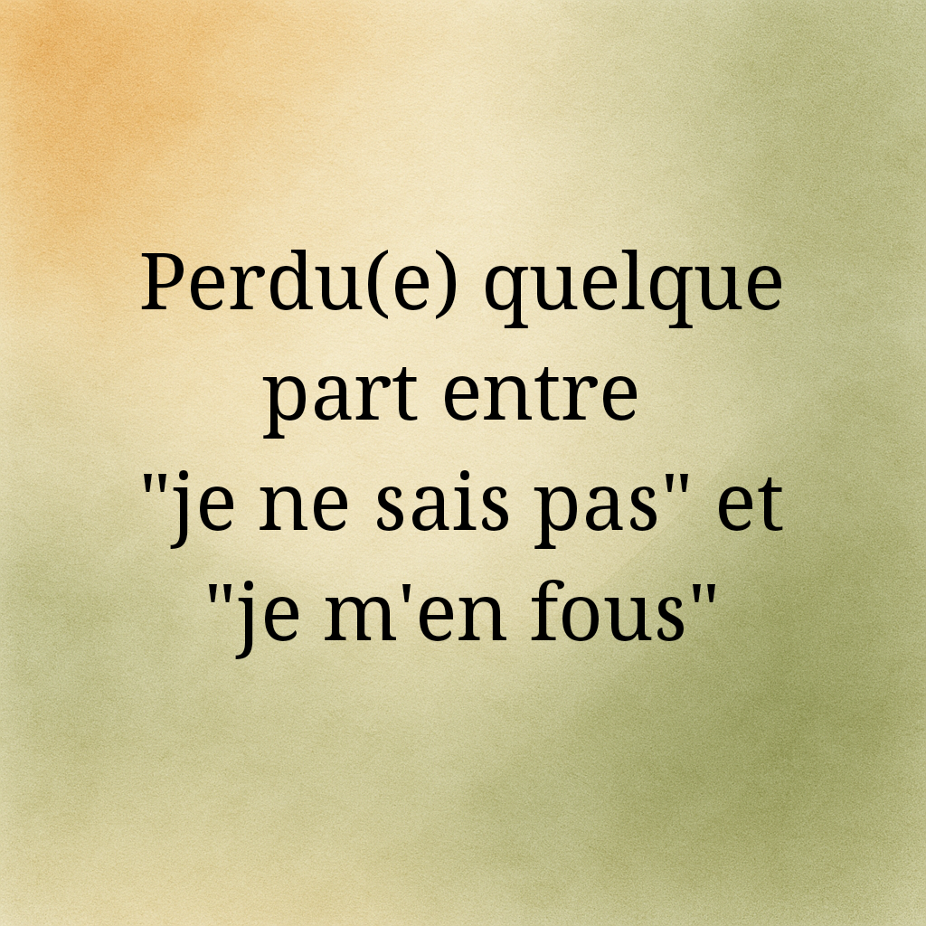 Back to Me...Et on s'en fout